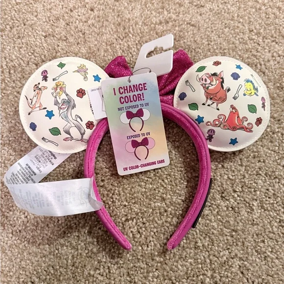 Disney World Art and Animation color changing Character Ear Headband NWT - Picture 3 of 3